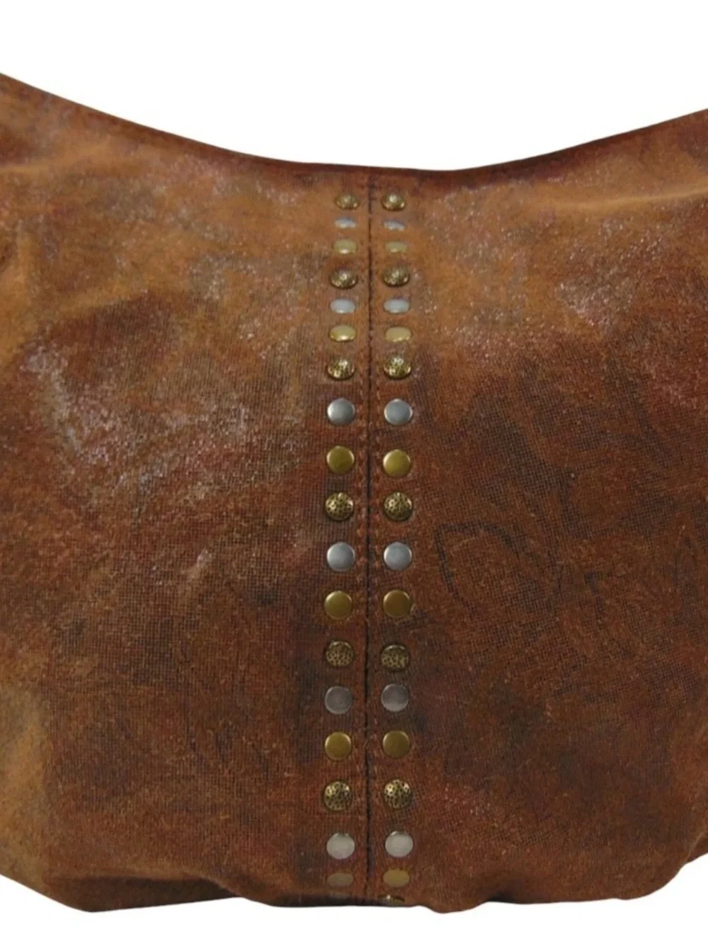 Patricia Nash Tooled Leather Hobo Bag Wallet Set Brown Floral Embossed